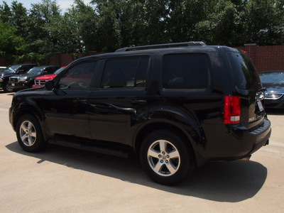 honda pilot 2009 black suv ex l gasoline 6 cylinders front wheel drive automatic 75080