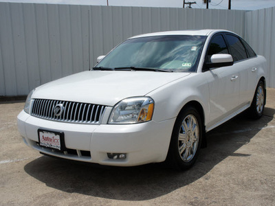 mercury montego 2007 white sedan premier gasoline 6 cylinders front wheel drive automatic 75080