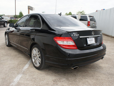 mercedes benz c class 2008 black sedan c350 sport gasoline 6 cylinders rear wheel drive shiftable automatic 75080