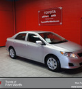 toyota corolla 2010 silver sedan le gasoline 4 cylinders front wheel drive automatic 76116