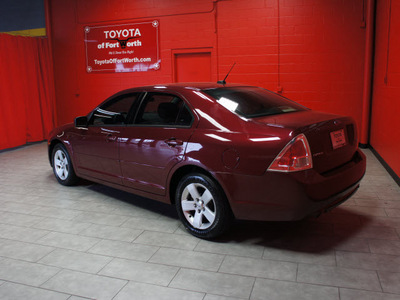 ford fusion 2007 maroon sedan v6 se gasoline 6 cylinders front wheel drive automatic 76116