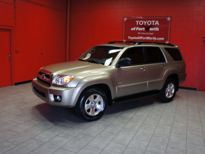 toyota 4runner 2007 gold suv sr5 gasoline 6 cylinders rear wheel drive automatic 76116