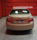 toyota camry 2007 tan sedan le gasoline 4 cylinders front wheel drive automatic 76116