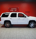 chevrolet tahoe 2007 white suv z 71 flex fuel 8 cylinders 4 wheel drive automatic 76116