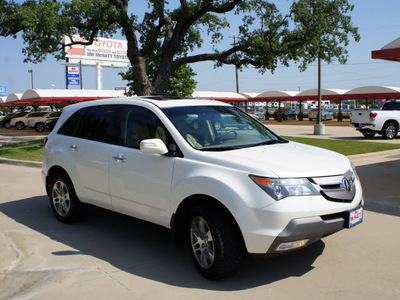 acura mdx 2008 white suv gasoline 6 cylinders all whee drive shiftable automatic 76210