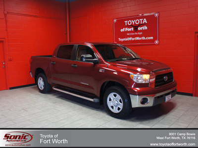 toyota tundra 2008 dk  red sr5 gasoline 8 cylinders 2 wheel drive automatic 76116