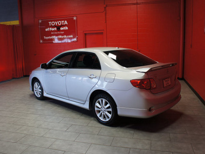 toyota corolla 2010 silver sedan s gasoline 4 cylinders front wheel drive automatic 76116