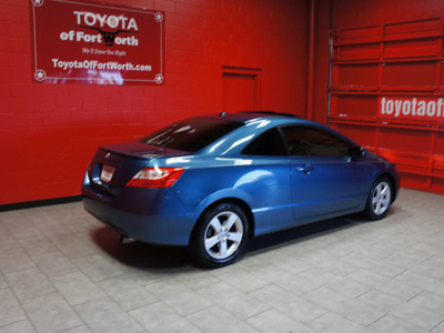 honda civic 2008 dk  blue coupe ex w navi gasoline 4 cylinders front wheel drive automatic 76116