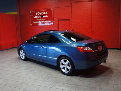 honda civic 2008 dk  blue coupe ex w navi gasoline 4 cylinders front wheel drive automatic 76116