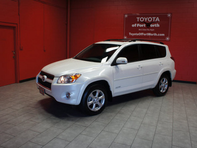 toyota rav4 2010 white suv limited gasoline 4 cylinders front wheel drive automatic 76116