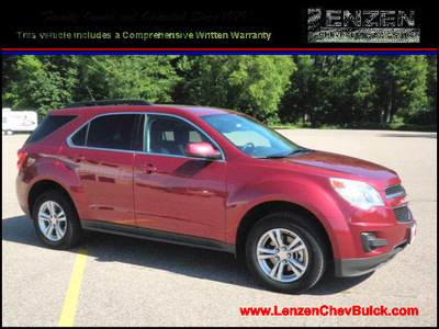 chevrolet equinox 2011 red lt gasoline 4 cylinders front wheel drive automatic 55318