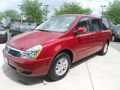 kia sedona 2012 red van lx gasoline 6 cylinders front wheel drive 6 speed automatic 43228