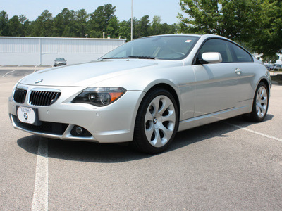 bmw 6 series 2006 silver coupe 650i gasoline 8 cylinders rear wheel drive automatic 27616