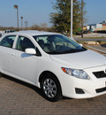 toyota corolla 2010 white sedan le gasoline 4 cylinders front wheel drive automatic 76087
