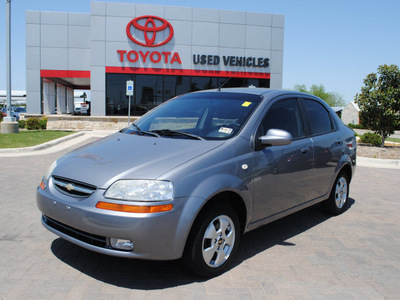 chevrolet aveo 2006 gray sedan ls gasoline 4 cylinders front wheel drive automatic 76087