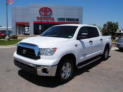 toyota tundra 2008 white sr5 gasoline 8 cylinders 2 wheel drive automatic 76087