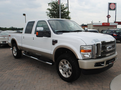 ford f 250 super duty 2008 white king ranch diesel 8 cylinders 4 wheel drive automatic 76087