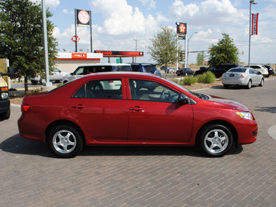toyota corolla 2010 red sedan gasoline 4 cylinders front wheel drive automatic 76087
