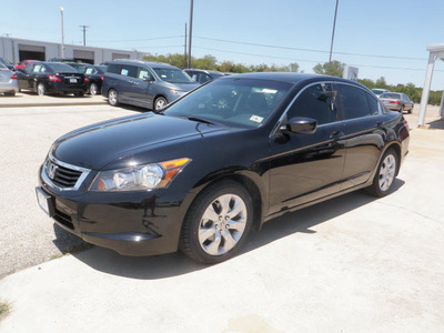 honda accord 2009 black sedan ex l gasoline 4 cylinders front wheel drive automatic 76543