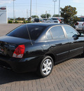hyundai elantra 2005 black sedan gasoline 4 cylinders front wheel drive automatic 76087