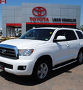 toyota sequoia 2010 white suv sr5 gasoline 8 cylinders 2 wheel drive automatic 76087