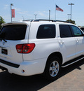 toyota sequoia 2010 white suv sr5 gasoline 8 cylinders 2 wheel drive automatic 76087