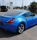 nissan 370z 2009 blue coupe gasoline 6 cylinders rear wheel drive automatic 76087