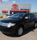 ford edge 2008 black suv gasoline 6 cylinders front wheel drive automatic with overdrive 76087