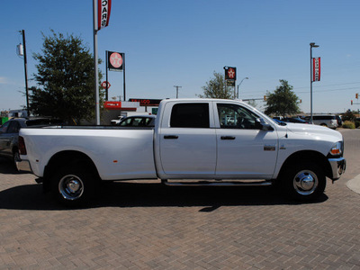 dodge ram pickup 3500 2010 white diesel 6 cylinders 4 wheel drive automatic 76087