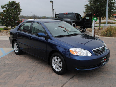 toyota corolla 2008 blue sedan le gasoline 4 cylinders front wheel drive automatic with overdrive 76087