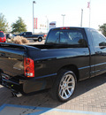 dodge ram pickup 1500 srt 10 2004 black pickup truck gasoline 10 cylinders rear wheel drive 6 speed manual 76087