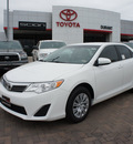 toyota camry 2012 white sedan l gasoline 4 cylinders front wheel drive automatic 76087