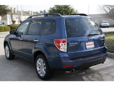 subaru forester 2012 blue wagon 2 5x limited gasoline 4 cylinders all whee drive automatic 77099