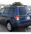 subaru forester 2012 blue wagon 2 5x limited gasoline 4 cylinders all whee drive automatic 77099
