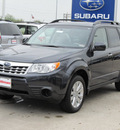 subaru forester 2012 dk  gray wagon 2 5x premium gasoline 4 cylinders all whee drive automatic with overdrive 77099