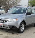 subaru forester 2012 silver wagon 2 5x gasoline 4 cylinders all whee drive automatic with overdrive 77099