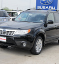 subaru forester 2012 black wagon 2 5x limited gasoline 4 cylinders all whee drive automatic with overdrive 77099