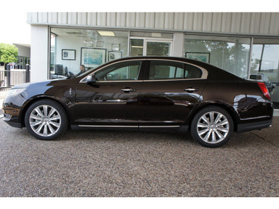 lincoln mks 2013 brown sedan 202a gasoline 6 cylinders all whee drive automatic 77043