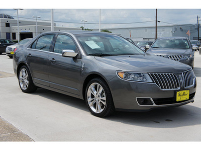 lincoln mkz 2010 gray sedan gasoline 6 cylinders front wheel drive automatic 77043