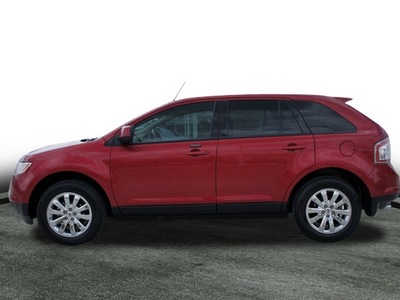 ford edge 2007 red suv sel plus gasoline 6 cylinders front wheel drive automatic 77043