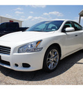 nissan maxima 2011 white sedan 3 5 s gasoline 6 cylinders front wheel drive automatic 76543