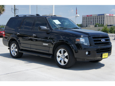ford expedition 2008 black suv limited gasoline 8 cylinders 2 wheel drive automatic 77043