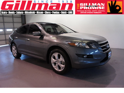 honda accord crosstour 2011 gray wagon ex l gasoline 6 cylinders front wheel drive 5 speed automatic 77471