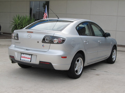 mazda mazda3 2008 silver sedan gasoline 4 cylinders front wheel drive not specified 77099