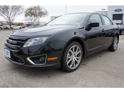 ford fusion 2012 black sedan se gasoline 4 cylinders front wheel drive automatic 77505