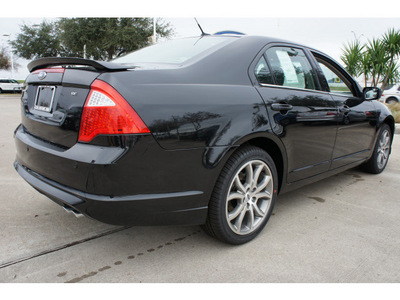 ford fusion 2012 black sedan se gasoline 4 cylinders front wheel drive automatic 77505