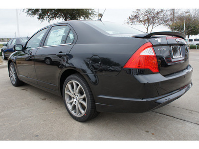 ford fusion 2012 black sedan se gasoline 4 cylinders front wheel drive automatic 77505