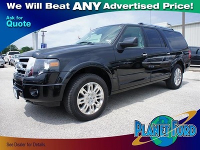 ford expedition el 2012 black suv limited flex fuel 8 cylinders 4 wheel drive 6 speed automatic 77338