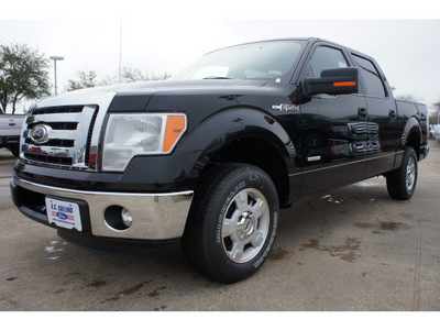 ford f 150 2012 black xlt gasoline 6 cylinders 2 wheel drive automatic 77505