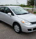nissan versa 2008 silver hatchback gasoline 4 cylinders front wheel drive automatic with overdrive 76087